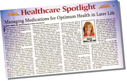Article - Managing Medications for Optimum Health in Later Life 