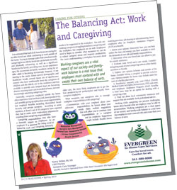 Article - The Balancing Act: Work and Caregiving