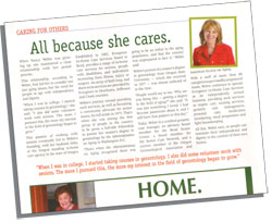 Article - All Because She Cares